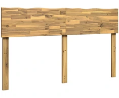 Lovos galvūgalis su natūraliu kraštu ROSTOCK Balta 120 cm