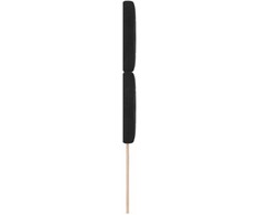 Galvūgalis Juodas 90 cm Aksomas