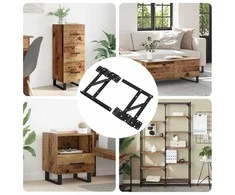 Lovos kėlimo mechanizmas 12 pcs Juoda 340 x 95 x 40 mm Geležis