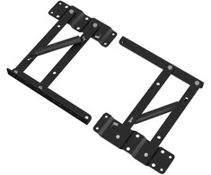 Lovos kėlimo mechanizmas 2 vnt. Juoda 340 x 95 x 40 mm Geležis