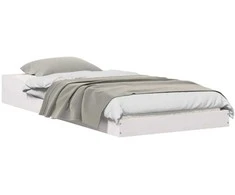 Lova Lovos rėmas Balta 80 x 210 cm Kietos pušies mediena