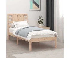 Lovos rėmas be čiužinio, 90x200cm, pušies medienos masyvas