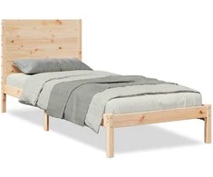 Lova Lovos rėmas be čiužinio, 90x210cm, medienos masyvas, itin ilgas