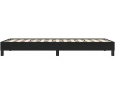 Lova Lovos rėmas be čiužinio Juodas 100x220 cm aksomas