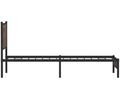 Lova Lovos rėmas be čiužinio, rudas ąžuolo, 107x203cm, metalas