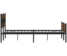 Lova Lovos rėmas be čiužinio, rudas ąžuolo, 183x213cm, metalas