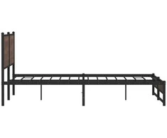 Lova Lovos rėmas be čiužinio, rudas ąžuolo, 183x213cm, metalas
