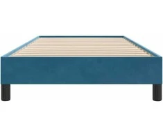 Lova Lovos rėmas be čiužinio Tamsiai mėlynas 100x210 cm aksomas