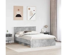 Lovos rėmas Betono pilka 150 x 200 cm Apdirbta mediena