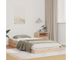 Lova Lovos rėmas Natūrali 80 x 220 cm Kietos pušies mediena