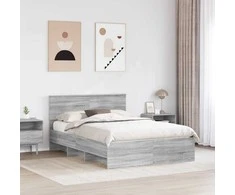Lovos rėmas Pilkas Sonoma 140 x 200 cm Apdirbta mediena