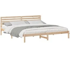 Lova Lovos rėmas Ruda 180 x 210 cm Kietos pušies mediena