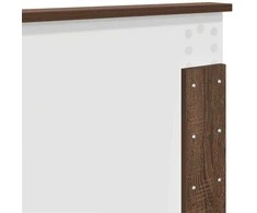 Lova Lovos rėmas Rudas ąžuolas 120 x 190 cm Inžinerinė mediena