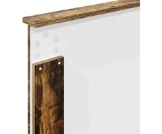 Lova Lovos rėmas Rūkyta ąžuolas 100 x 200 cm Apdirbta mediena