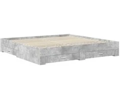 Lovos rėmas Rūkyta ąžuolas 200 x 200 cm Apdirbta mediena