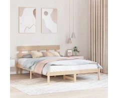 Lovos rėmas Ruda 150 x 200 cm Pušies medienos masyvas