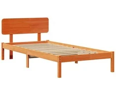 Lova Lovos rėmas Vaško ruda 80 x 200 cm Kietos pušies mediena