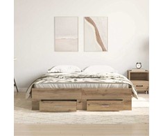 Lovos rėmas Amatininkų ąžuolas 140 x 200 cm Apdirbta mediena