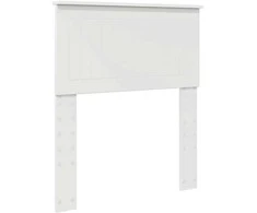 Lova Lovos rėmas su stalčių Balta 75 x 190 cm Inžinerinė mediena