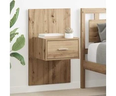 Šalia lovos spintelė 2 pcs Amatininkų ąžuolas 50 x 32,5 x 80cm