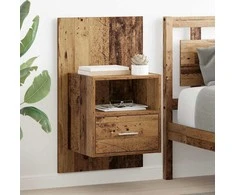 Šalia lovos spintelė 2 pcs Senas medis 50 x 32.5 x 80cm
