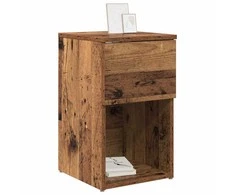 Lovos spintelė 2 pcs Sendintos medienos 29 x 31,5 x 49 cm