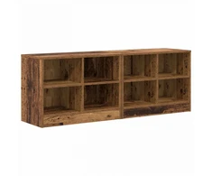 Lovos spintelė 2 pcs Sendintos medienos 66 x 33 x 48 cm