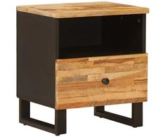 Lovos spintelė Ruda 40 x 33 x 46 cm Kietas mango medis