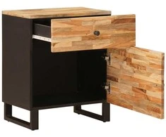 Lovos spintelė Ruda 50 x 33 x 60 cm Kietas mango medis