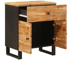 Lovos spintelė Ruda 50 x 33 x 60 cm Kietas mango medis