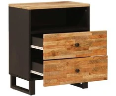 Lovos spintelė Ruda 50 x 33 x 62 cm Kietas mango medis