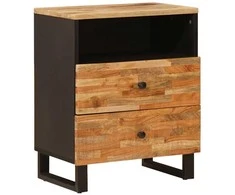 Lovos spintelė Ruda 50 x 33 x 62 cm Kietas mango medis