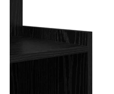 Šalia lovos spintelė 2 pcs Juodas ąžuolas 40 x 35 x 60 cm
