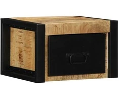 Lovos spintelės, 2vnt., 40x35x25cm, neapdorota mango mediena