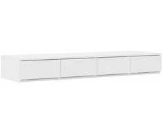 Lovos stalčiai Balta 120 x 36,5 x 16,5 cm Apdirbta mediena