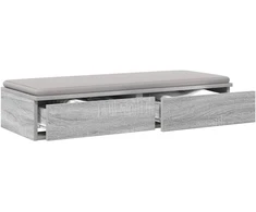 Lovos stalčiai Pilkas Sonoma 90 x 36,5 x 16,5 cm