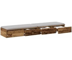Lovos stalčiai su stalčių Senas medis 135 x 36,5 x 16,5 cm