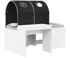 Lovos su Tuneliu 4 pcs Artisian ąžuolas ir juoda