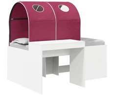 Lovos su Tuneliu 4 pcs Artisian ąžuolas ir raudona