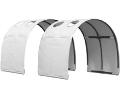 Lovos su Tuneliu 4 pcs Balta Apdirbta mediena
