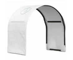 Lovos tunelis 2 pcs Baltas 211 x 52,5 x 2 cm Poliesteris
