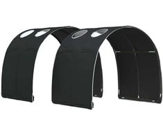 Lovos tunelis 2 pcs Juoda 211 x 67.5 x 2 cm Poliesteris