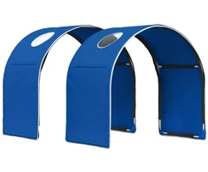 Lovos tunelis 2 pcs Mėlyna 211 x 52,5 x 2 cm Poliesteris