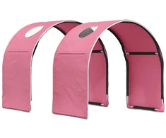 Lovos tunelis 2 pcs Rožinė 211 x 52,5 x 2 cm Poliesteris