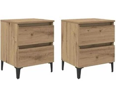 Šalia lovos spintelė 2 pcs artisano ąžuolo 40 x 35 x 50 cm