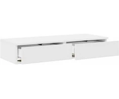 Lovos stalčiai Balta 100 x 36,5 x 16,5 cm Apdirbta mediena