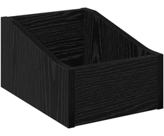 LP įrašų dėžutė Juodojo ąžuolo 23 x 33 x 16 cm Apdirbta mediena
