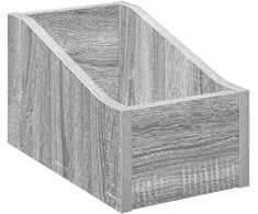 LP įrašų dėžutė Pilka Sonoma 18 x 32 x 18 cm Apdirbta mediena