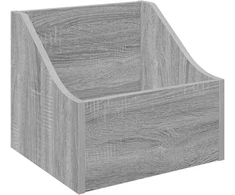 LP įrašų dėžutė Pilka Sonoma 37 x 33 x 32 cm Apdirbta mediena