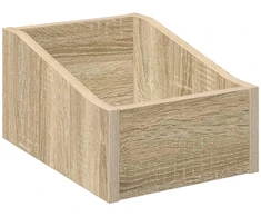 LP įrašų dėžutė Sonoma ąžuolas 23 x 33 x 16 cm Apdirbta mediena